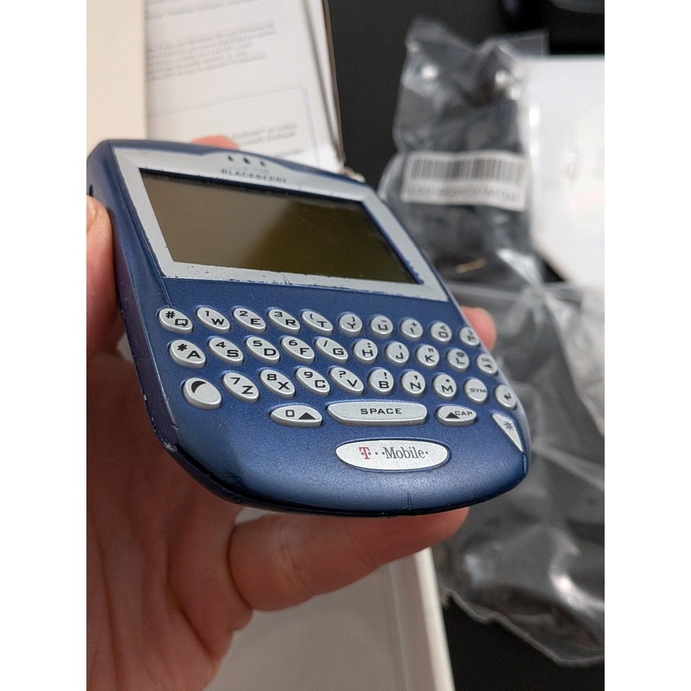 T-Mobile Blackberry 6230 Handheld Phone + Box + Accessories Prop Phone Untested - Picture 12 of 15